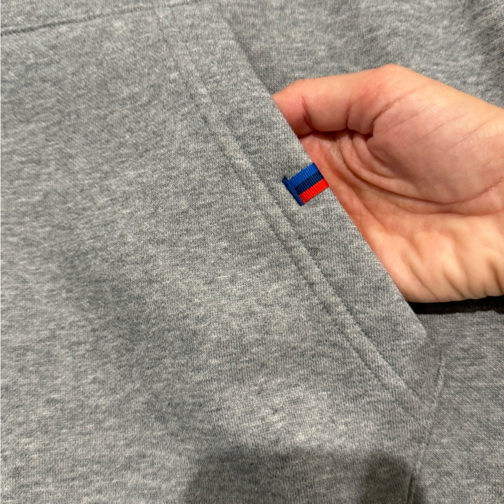 NWT gray BMW M Sport Motorsport Hoodie hooded Sweatshirt Sz S - Picture 4 of 9